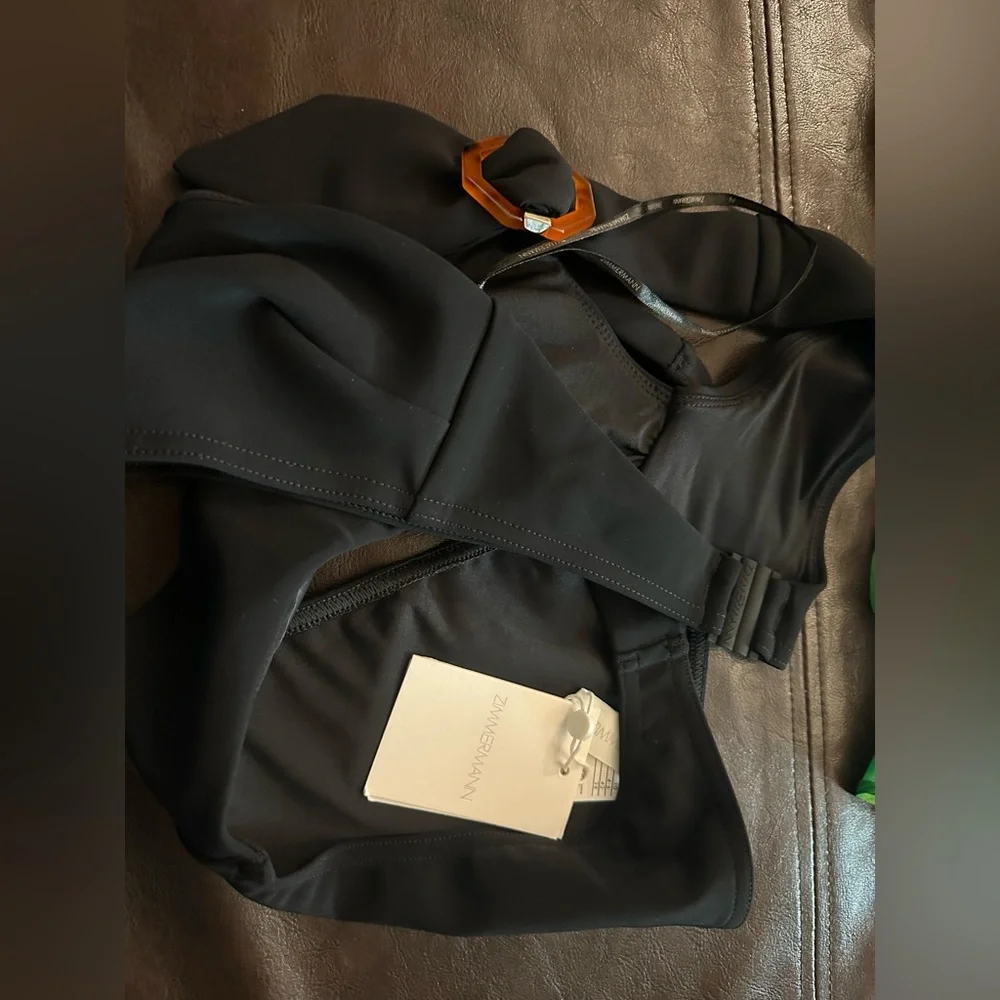 ZIMMERMANN
One-shoulder embellished bikini/ SIZE 1 US 4-6 - Picture 6 of 7